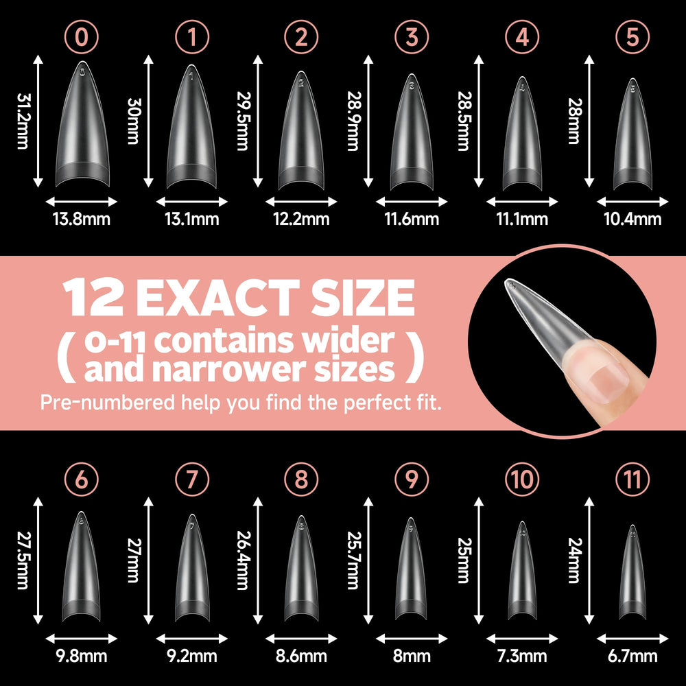 UNA GELLA tips work with polish, dip powder, and rhinestones for versatile styles