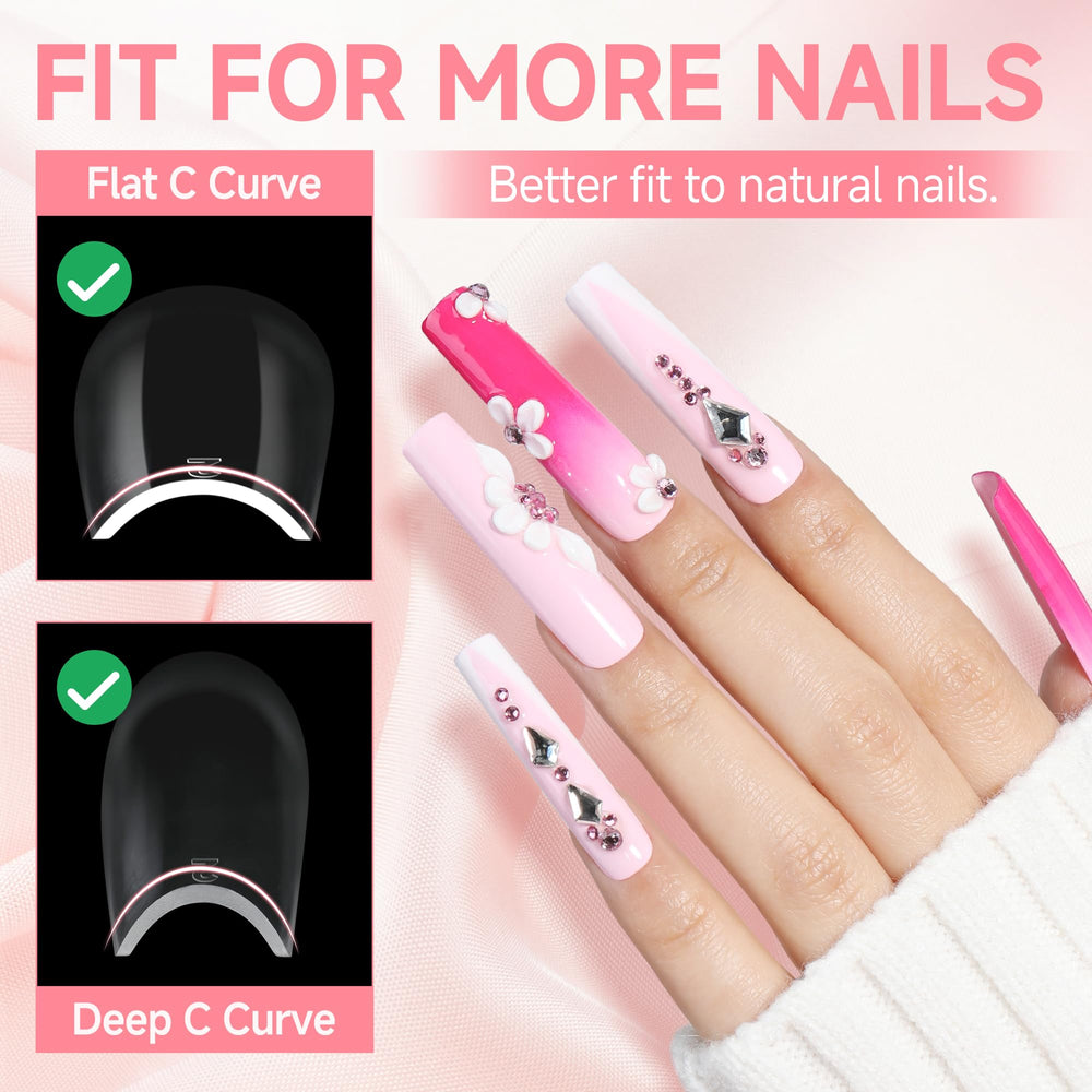 UNA GELLA easy press-on application tips for quick home manicures.