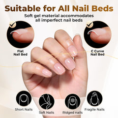 UNA GELLA nail tips long-lasting up to three weeks with proper application
