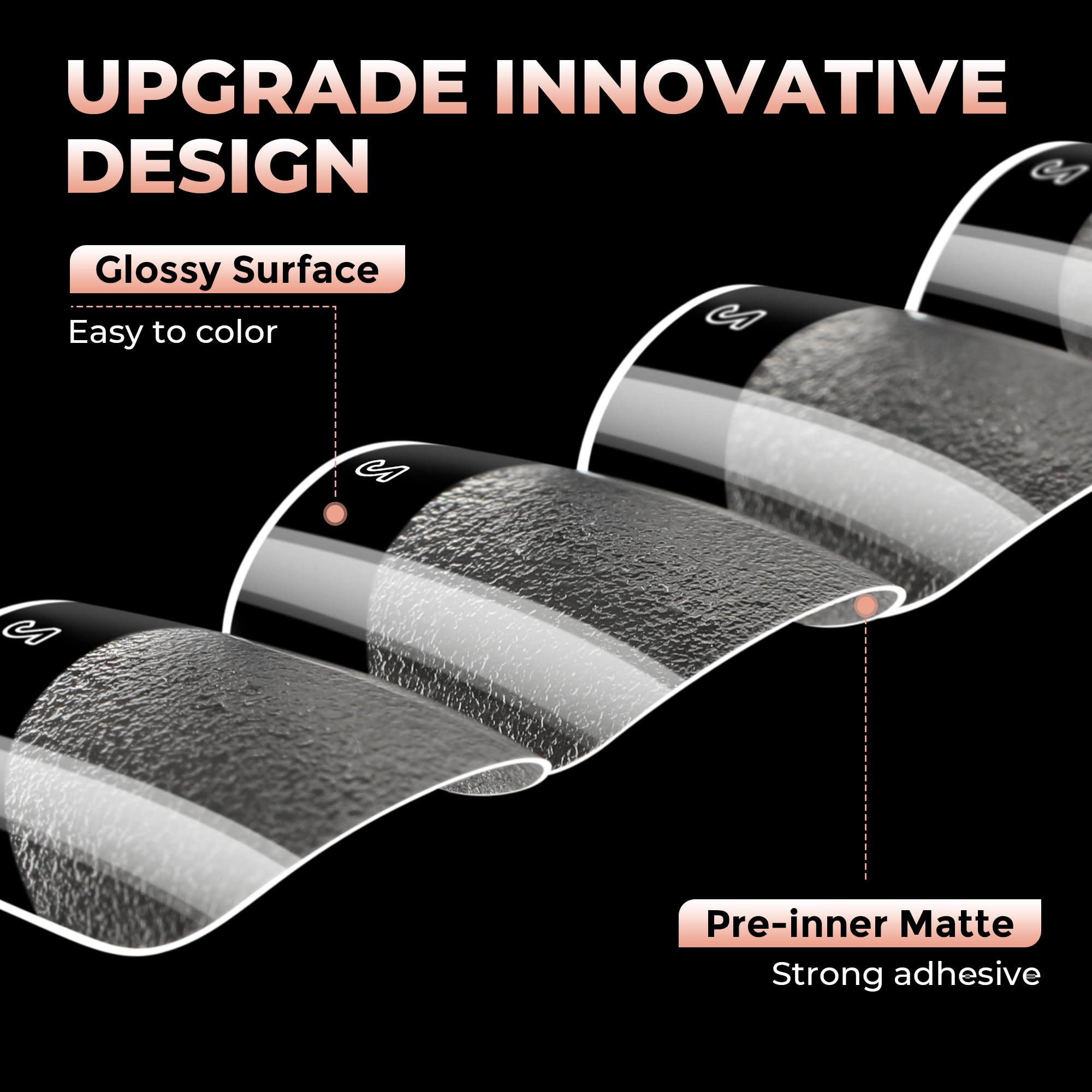 UNA GELLA bendable soft gels enable easy shaping without creasing