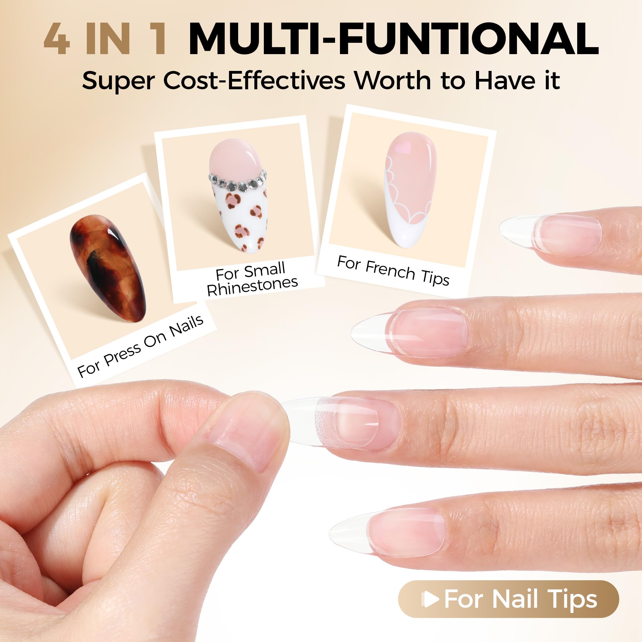 UNA GELLA no-UV-lamp glue for quick at-home manicures