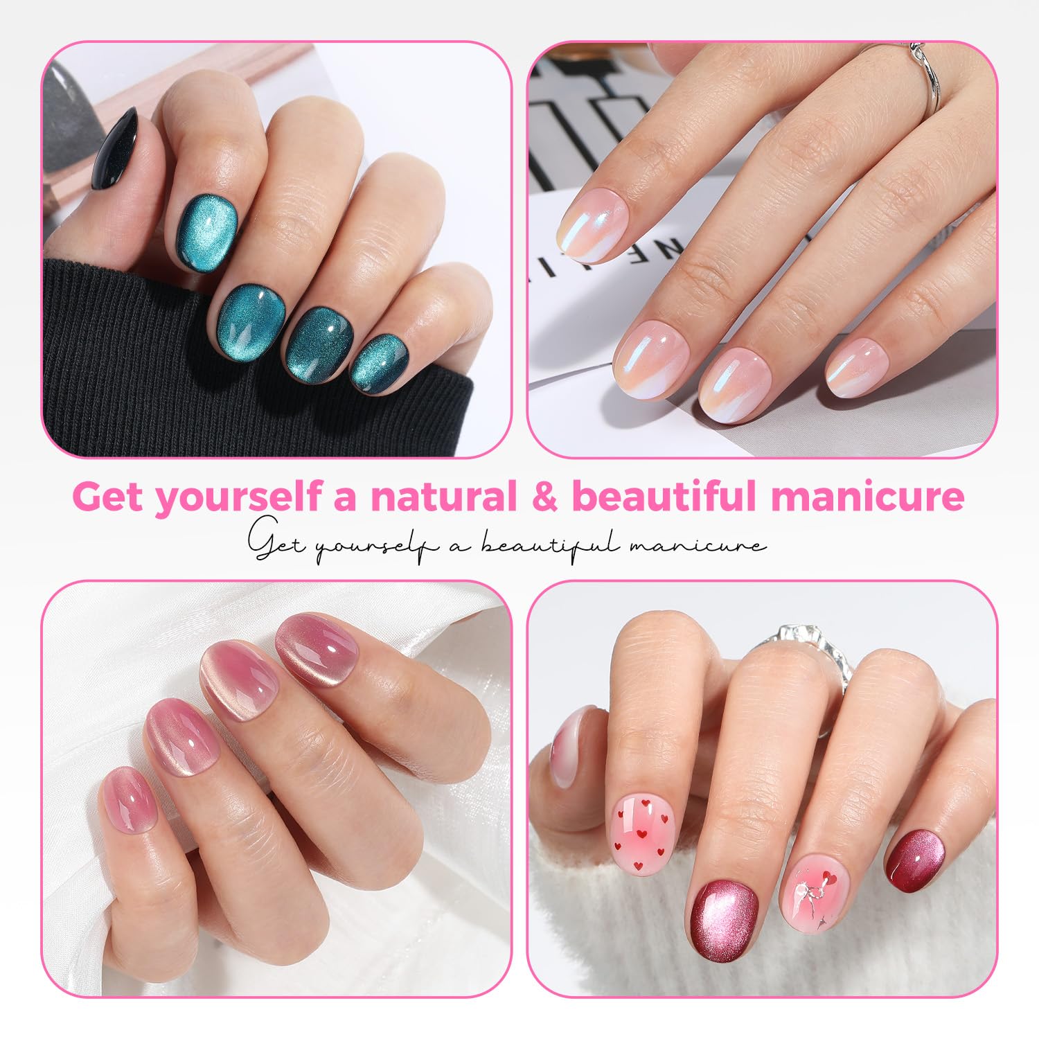 UNA GELLA pre-shape 312pcs with multiple sizes for versatile DIY manicures.