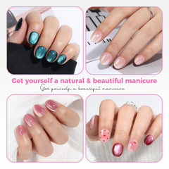 UNA GELLA pre-shape 312pcs with multiple sizes for versatile DIY manicures.