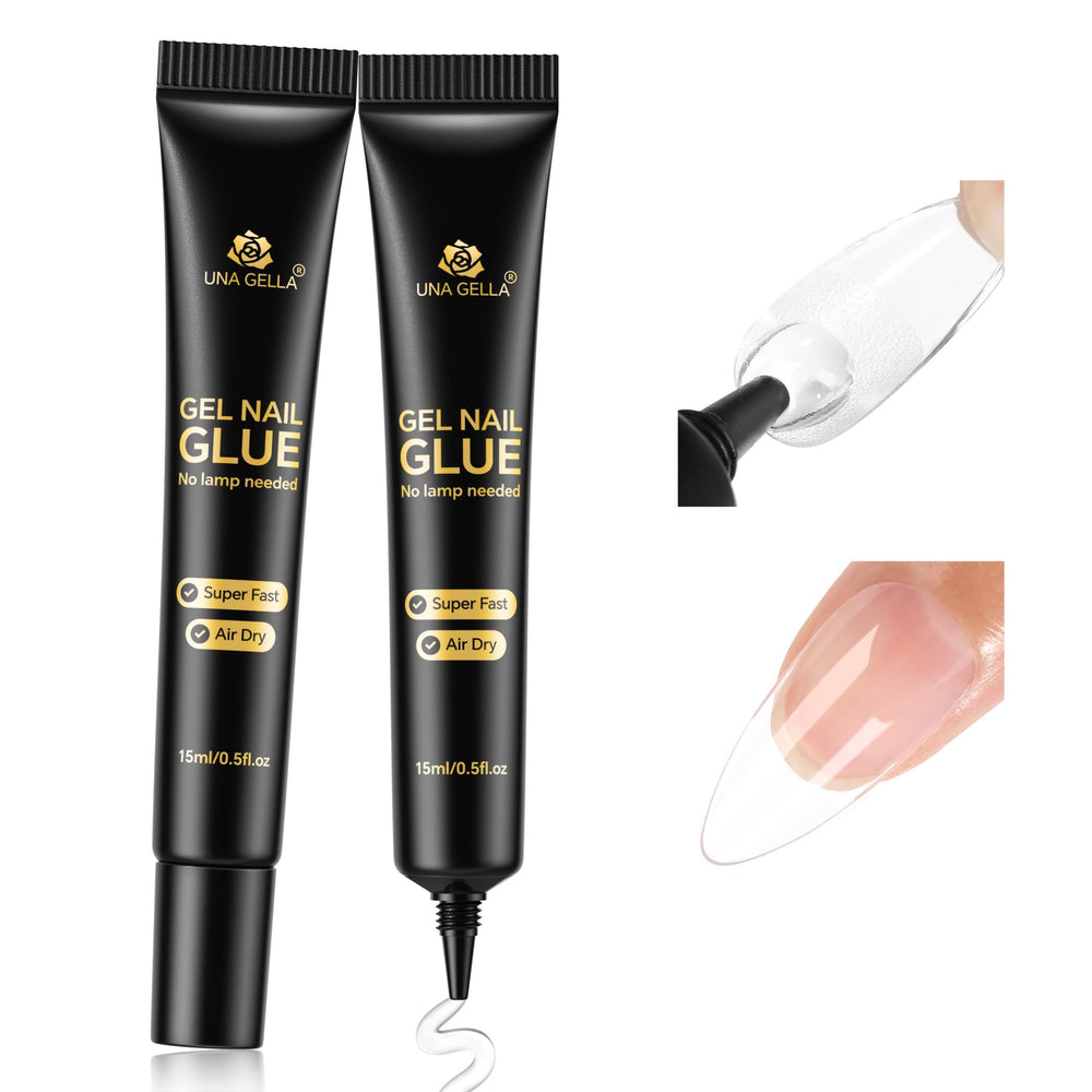 UNA GELLA value 2-pack with precise nozzle for pros and beginners