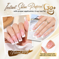 UNA GELLA 12 sizes labeled tips for perfect fit