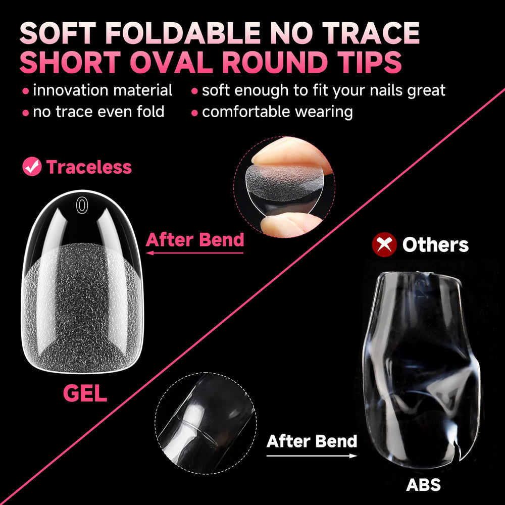 UNA GELLA thick-front-edge nail tips increase durability for daily wear