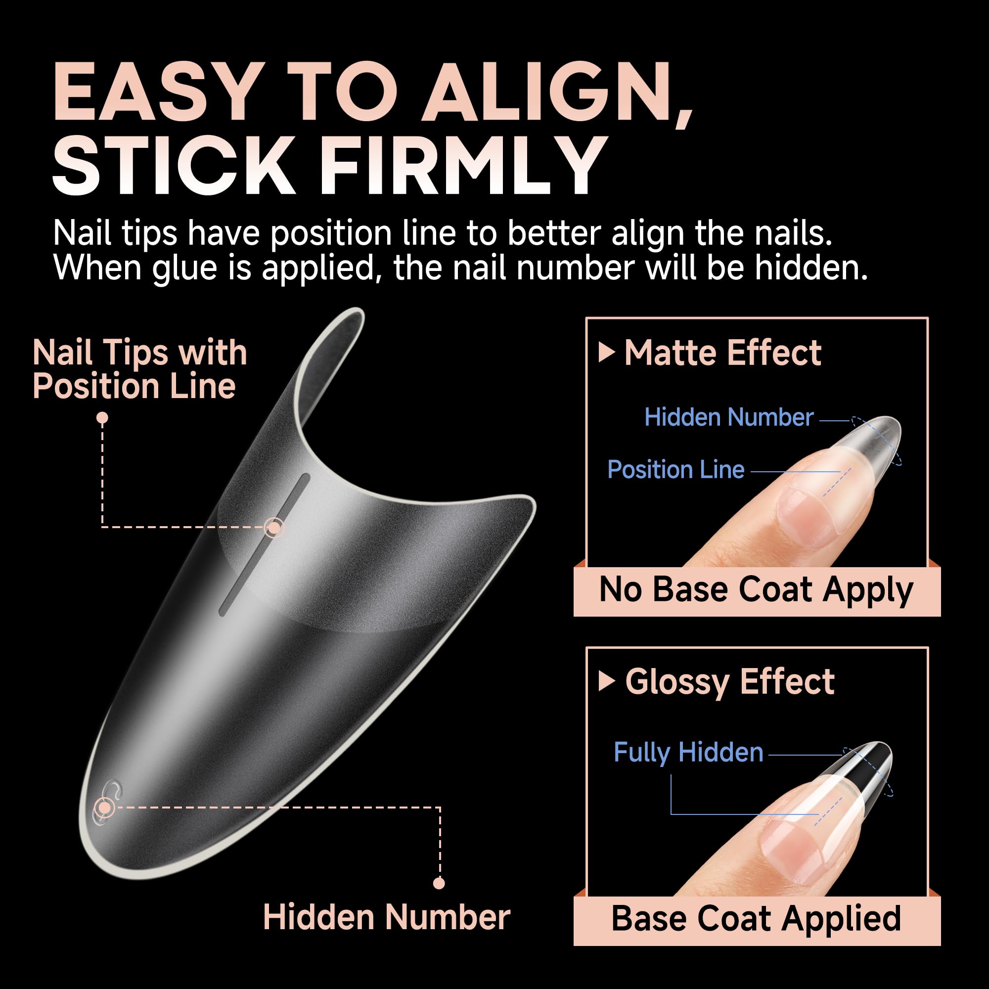 UNA GELLA thick-front ultra-thin-back design strengthens edges for durability.