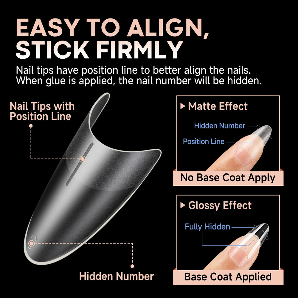 UNA GELLA thick-front ultra-thin-back design strengthens edges for durability.