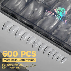 UNA GELLA thin back edge for a comfortable, natural-looking fit