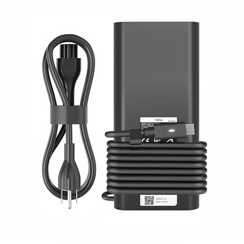 UNAWUDOH 130W charger side view showing compact design