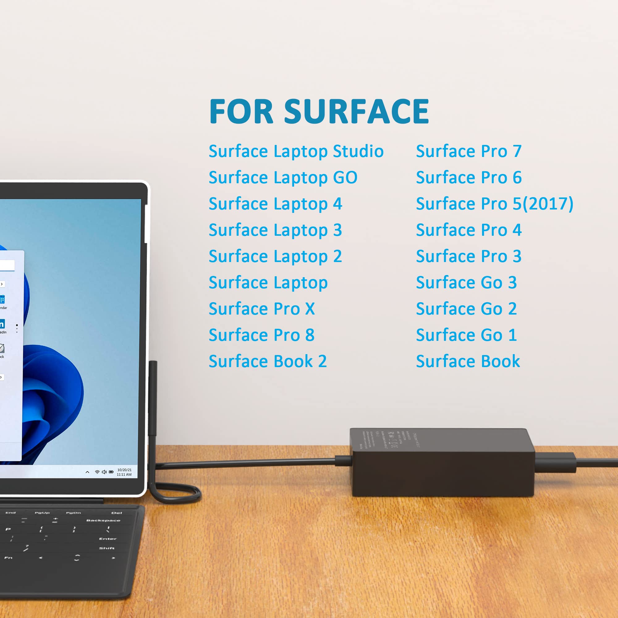 UNAWUDOH magnetic plug enables effortless plug-and-play with Surface devices
