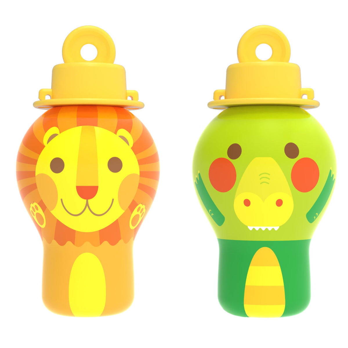 Uncle Bubble No-Spill Tumbler Lion design for mess-free outdoor play