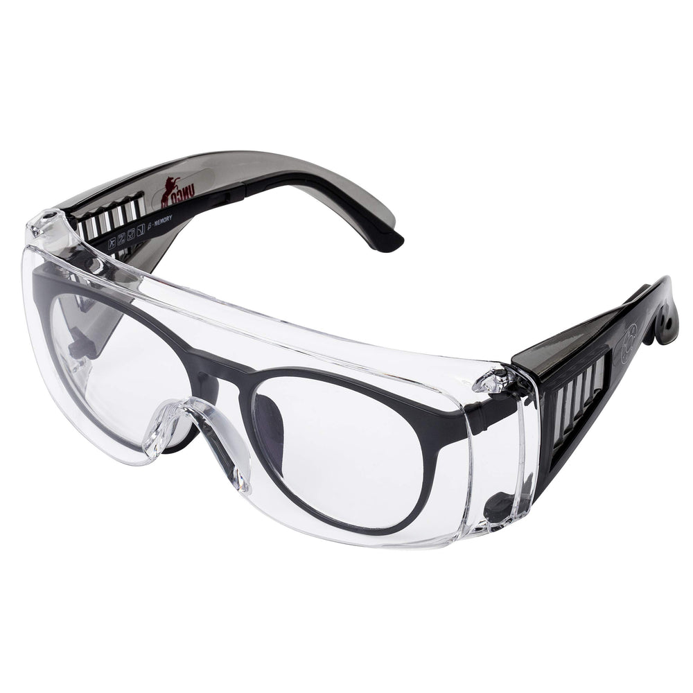 UNCO safety goggles over glasses secure fit for all-day comfort