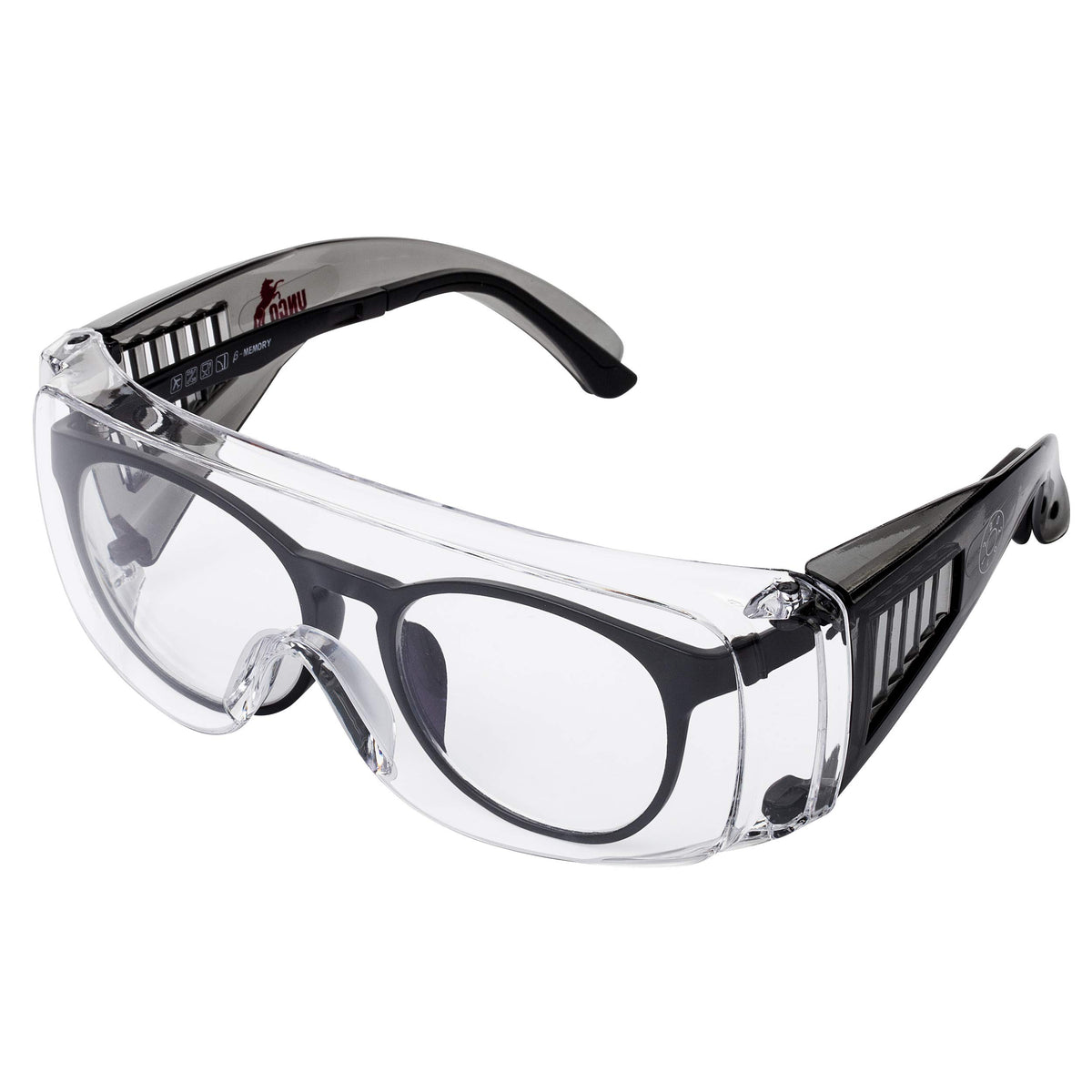 UNCO safety goggles over glasses secure fit for all-day comfort