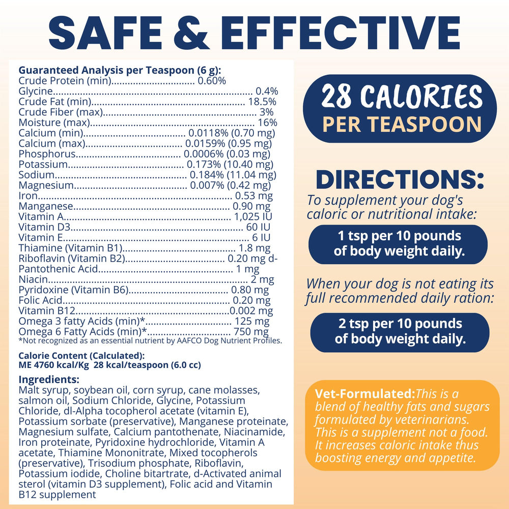USA-made, vet-formulated Under the Weather Ready Cal Plus Gel label quality.