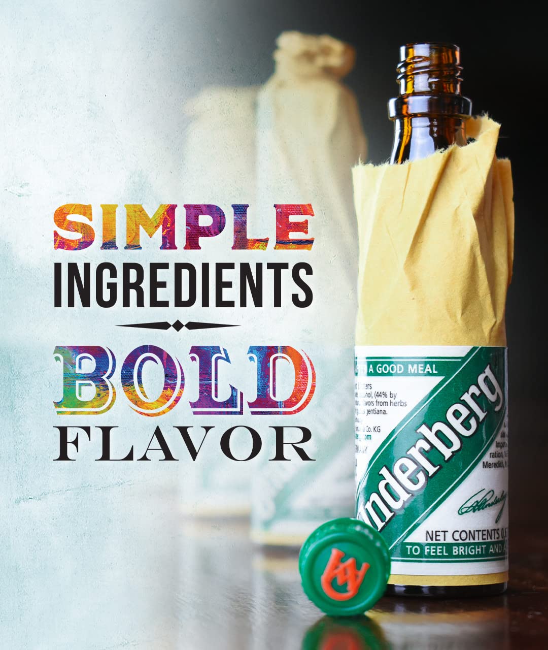 Underberg heritage 1846 logo close-up underscoring long European tradition