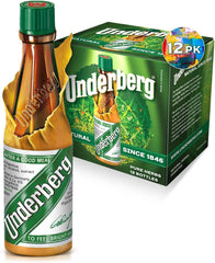 Underberg pack of 12 bottles with 20 ml portions for convenient dining and sharing