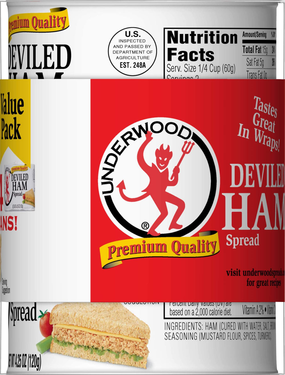 Perfect omelet topping, Underwood Deviled Ham Spread boosts morning flavor.