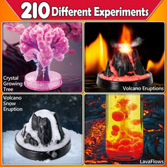 UNGLINGA crystal growth demonstrates hands-on science and patient observation