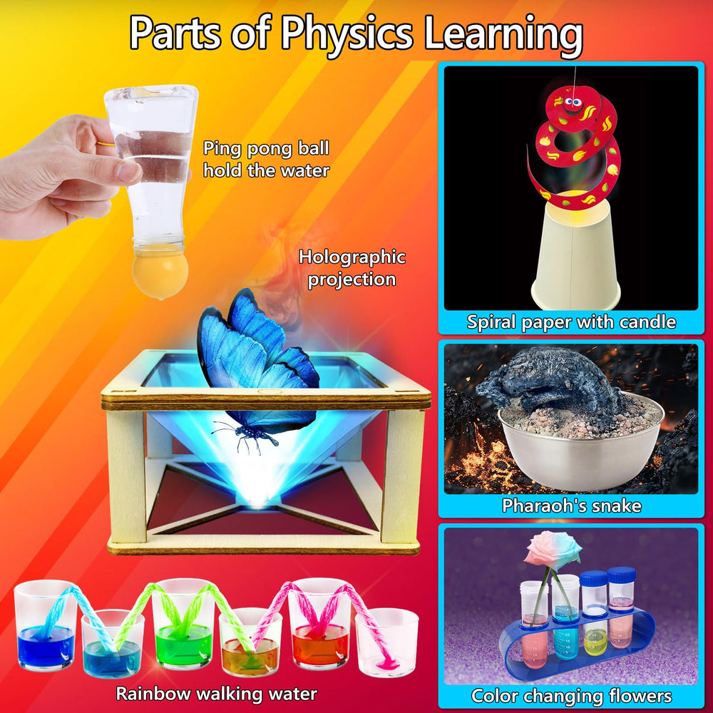 UNGLINGA 272 Experiments holographic projection enhances engaging learning visual appeal.