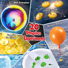 UNGLINGA 70 Lab Experiments balloon rocket demonstrates propulsion basics with high-spirited fun