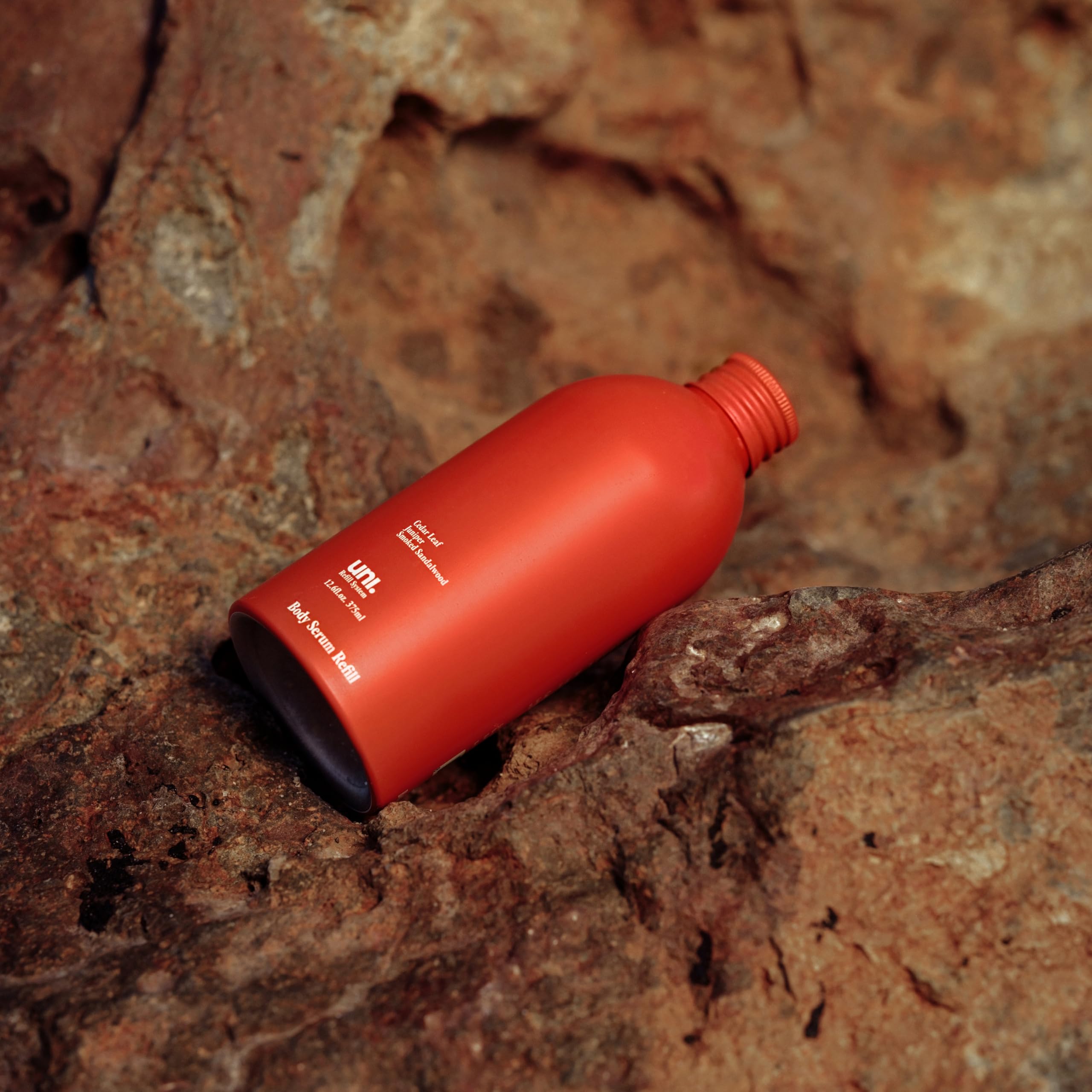 uni rapid absorption serum texture close-up showing light finish
