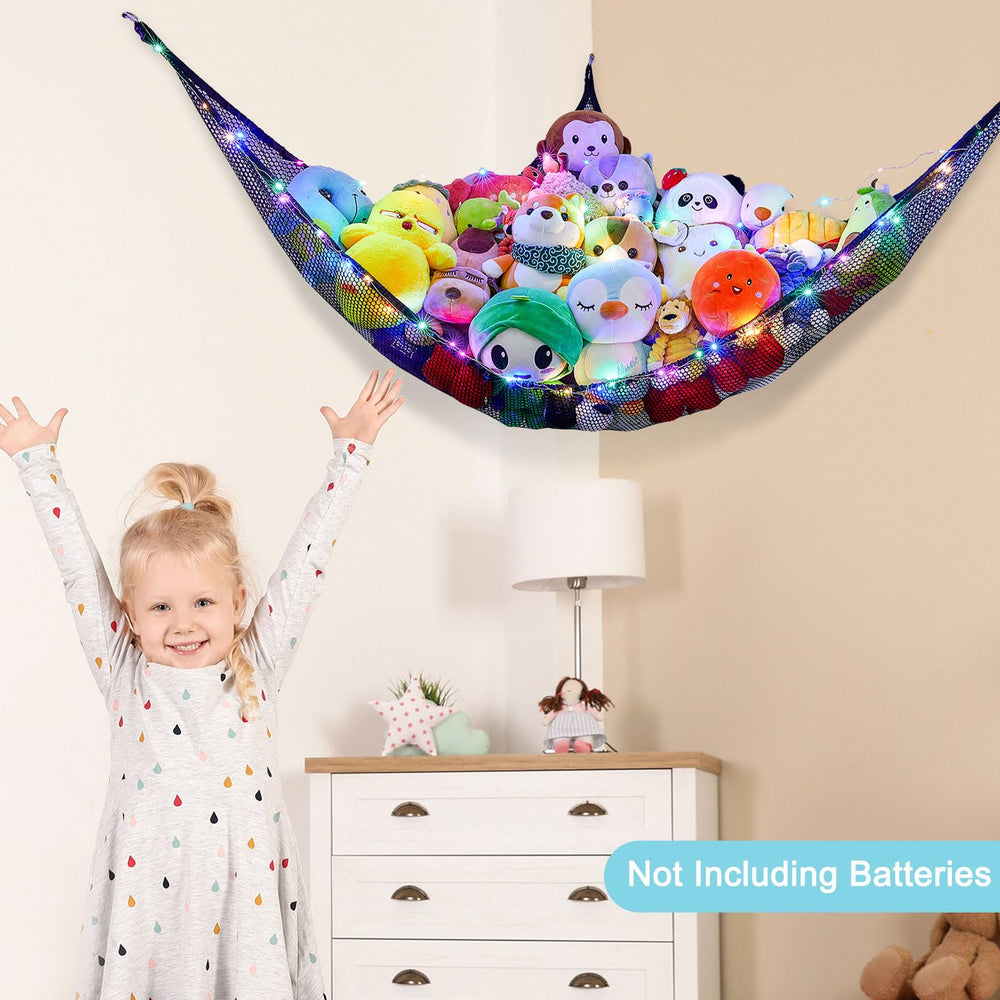 Unicorn Castle hammock dimensions 51x51x61 inches maximize storage capacity.