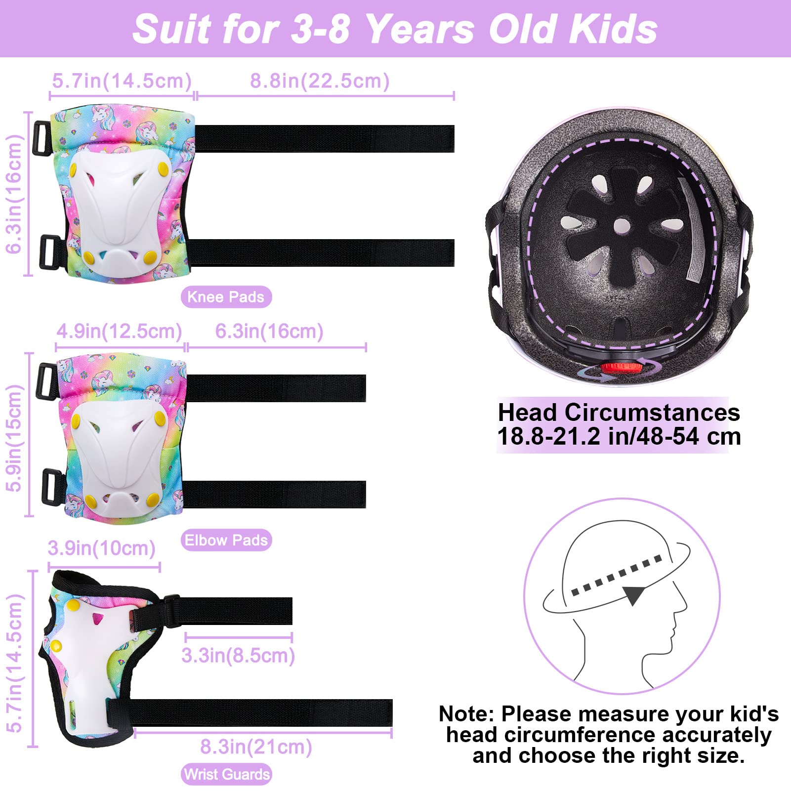 Unicorn Catcher elbow pads with breathable mesh for comfortable wear during play.