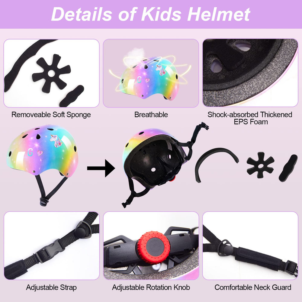 Unicorn Catcher wrist guards with adjustable straps for secure, all-day comfort.