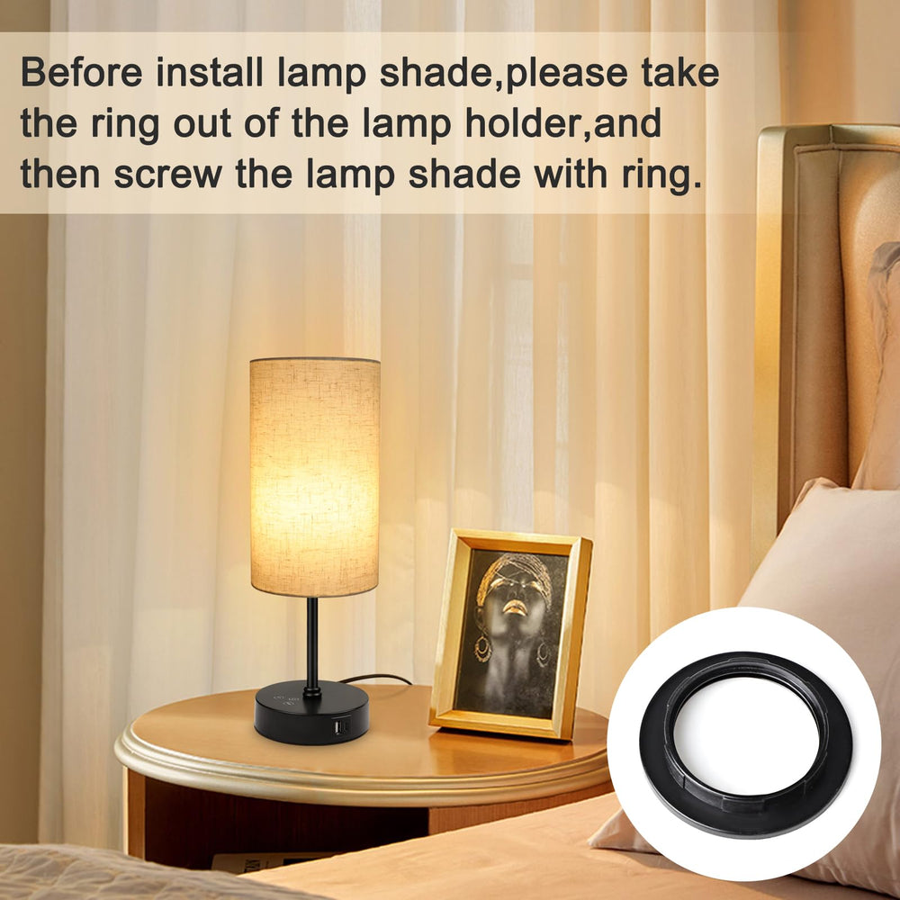 Base includes Type-C and USB ports for convenient device charging.