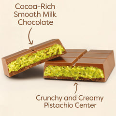 UNIQBITE Dubai closeup-chocolate—glossy cocoa and premium ingredients for gifting.