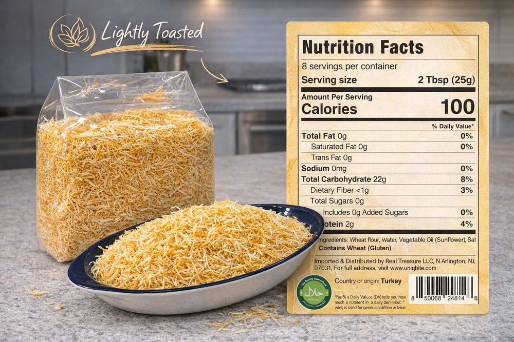 UNIQBITE kataifi ready-to-use strands for quick, impressive desserts
