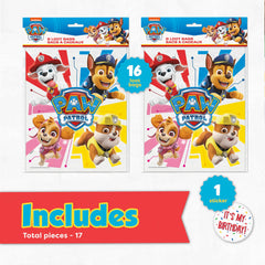 Unique Paw Patrol 'It's My Birthday' sticker, perfect as guest badge