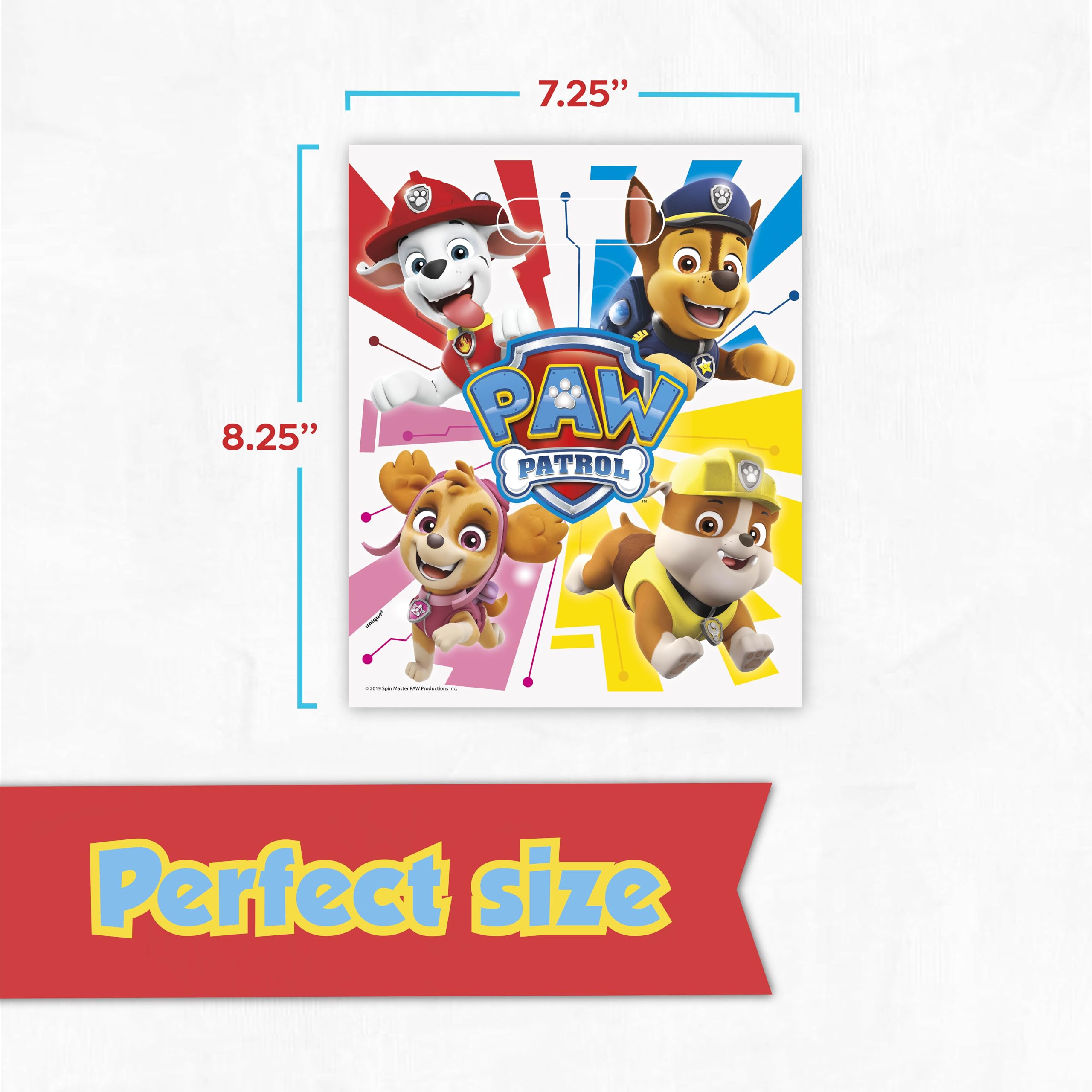 Unique official Paw Patrol licensed collection item, cohesive party set