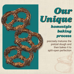 Unique Snacks Extra Dark Splits Pretzels six-pack option image for sharing.