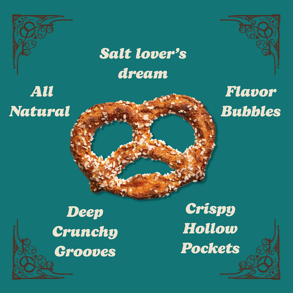 Unique Snacks Extra Salt Splits Pretzels crispy bite with bold salt kick
