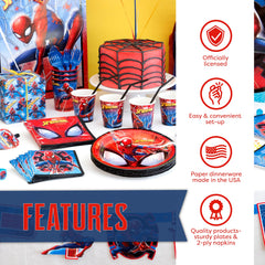 Unique Spiderman 9-inch plates offer sturdy serving for kid-friendly meals