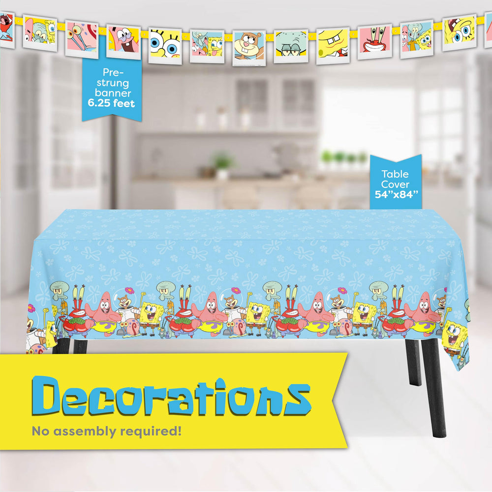 Unique Spongebob 9-inch plates sturdy for meals.