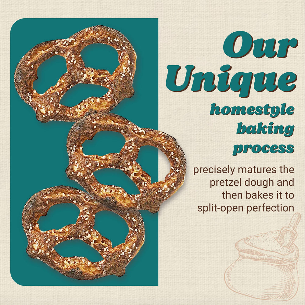 Unique Snacks Original Splits Pretzels OU Kosher bag with certification visible