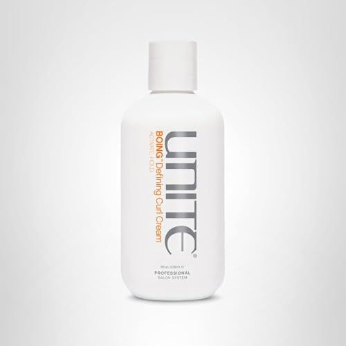 UNITE BoING Defining Curl Cream provides UV and thermal protection during styling.