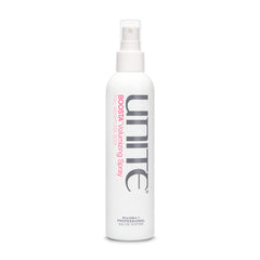 UNITE BOOSTA bottle lifts hair for weightless volume and texture.