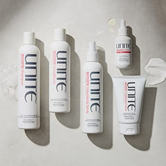 UNITE BOOSTA heat-activation guides styling with protected lift.