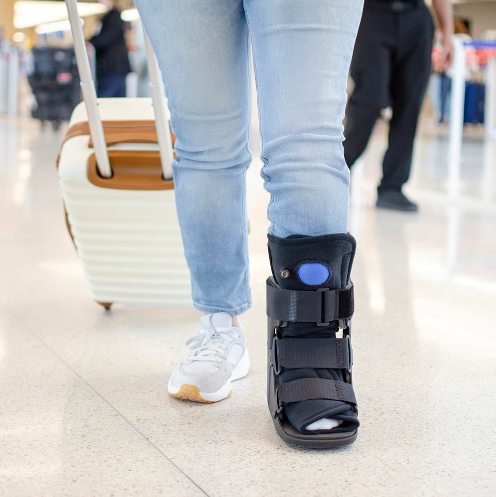 United Ortho boot insole closeup highlights shock-absorbing comfort