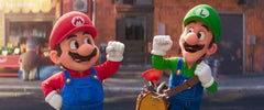 Universal The Super Mario Bros. Power Up Edition disc art highlighting action-packed scenes.
