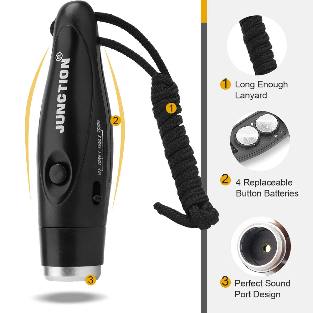 UNIWA compact whistle measures 5.4 inches and fits pockets easily