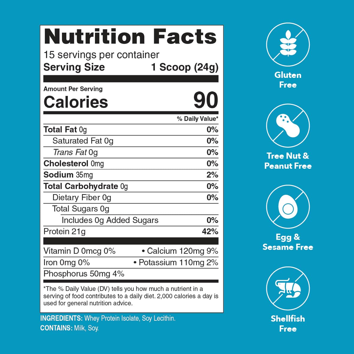 Unjury Unflavored Protein Scoop measures a 21g serving for precise dosing