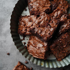 Unpretentious Black Cocoa Powder swirl adds deep flavor to batter.