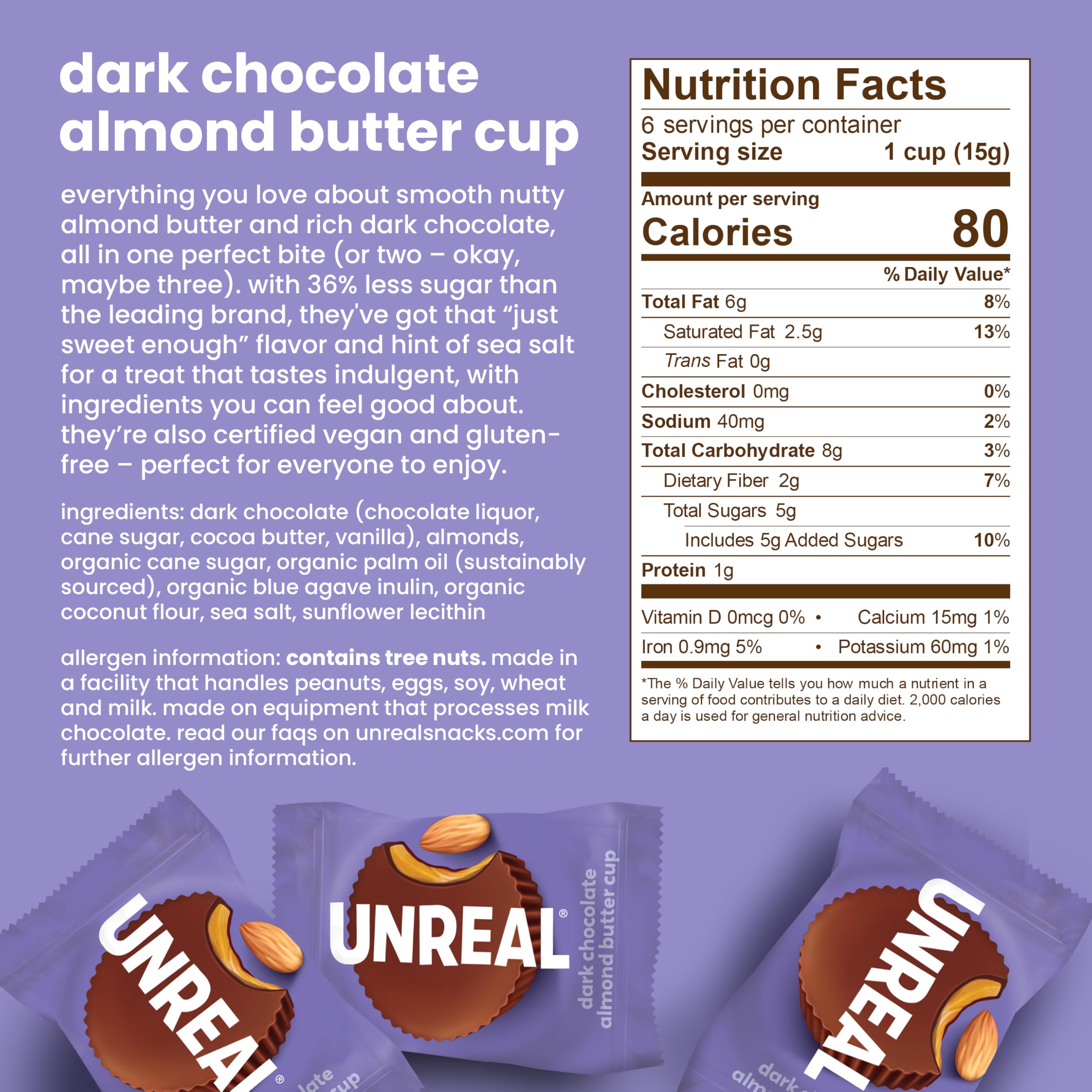 UNREAL Dark Chocolate Coconut Bars with tropical notes