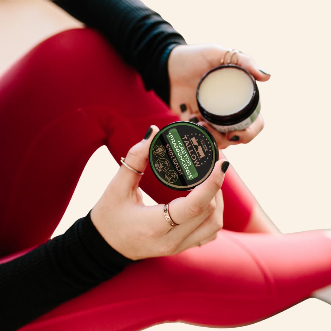 Untamed Organics face and body use illustration showing all-over care.