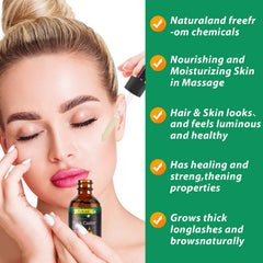 Uocasi oil texture on skin during massage for hydration and nourishment